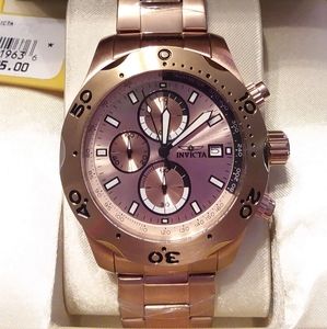 🎁❤Invicta Watch-Men's⌚Rose Gold/Beautiful! Read Listing